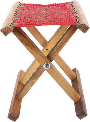 Portable Folding Stool Compact Camping Bench Construction Lightweight Garden Chair for Outdoor Activities Fishing Hiking BBQ Beach Trips