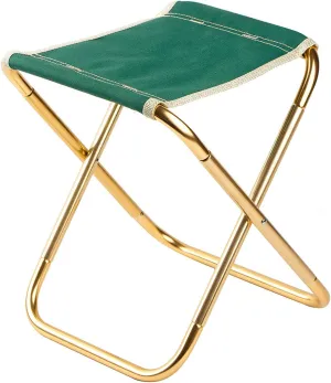 Portable Folding Stool Outdoor Foldable Lightweight Aluminum Stools for Fishing Picnic Camping BBQ Travel,3