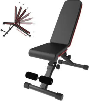 Professional Bench Press Gym Weight Bench Press Adjustable Benches Fitness Chair Functional Dumbbell Stool Foldable Weightlifting Bed Home Fitness Equipment