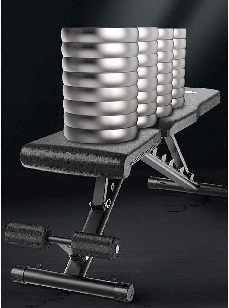 Professional Bench Press Gym Weight Bench Press Adjustable Benches Functional Weightlifting Bed Home Dumbbell Stool Foldable Fitness Chair Home Fitness Equipment