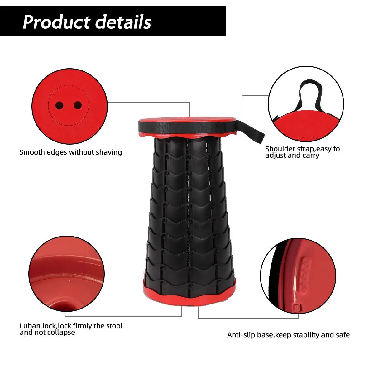 Professional-grade Stool Foldable Innovative Telescopic