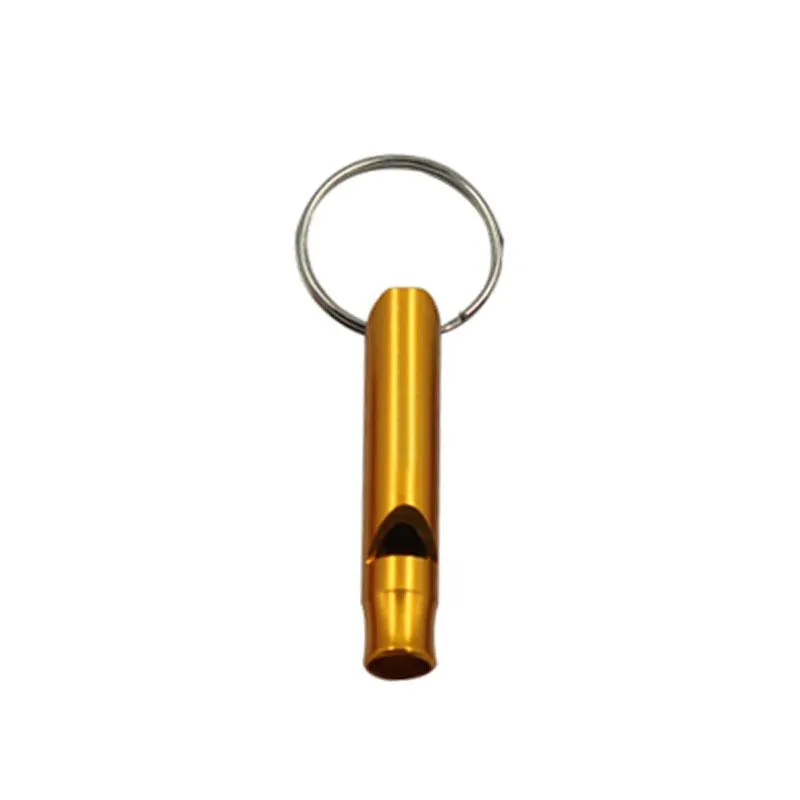 PROMOTIONAL ALUMINIUM WHISTLE KEYCHAIN