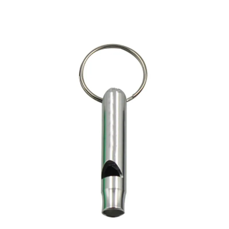 PROMOTIONAL ALUMINIUM WHISTLE KEYCHAIN