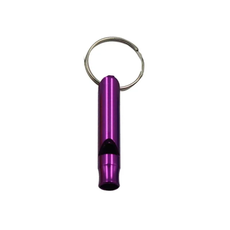 PROMOTIONAL ALUMINIUM WHISTLE KEYCHAIN