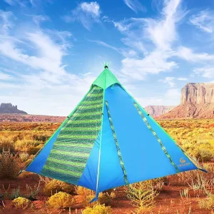 Protection Sun 3-4 People Camping Tent Outdoor Shade Canopy Waterproof Tarp Compatible with Wilderness Survival Mountaineering-2 Person Tents Tent (Color : Yellow)