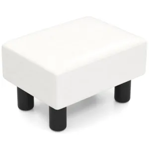 PU Leather Footrest with Storage for Living Room and Bedroom