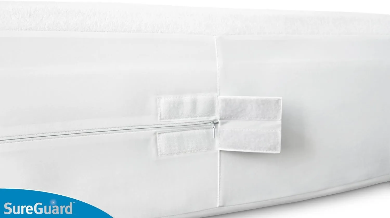 Queen (13-16 in. Deep) SureGuard Mattress Encasement - 100% Waterproof, Bed Bug Proof, Hypoallergenic - Premium Zippered Six-Sided Cover