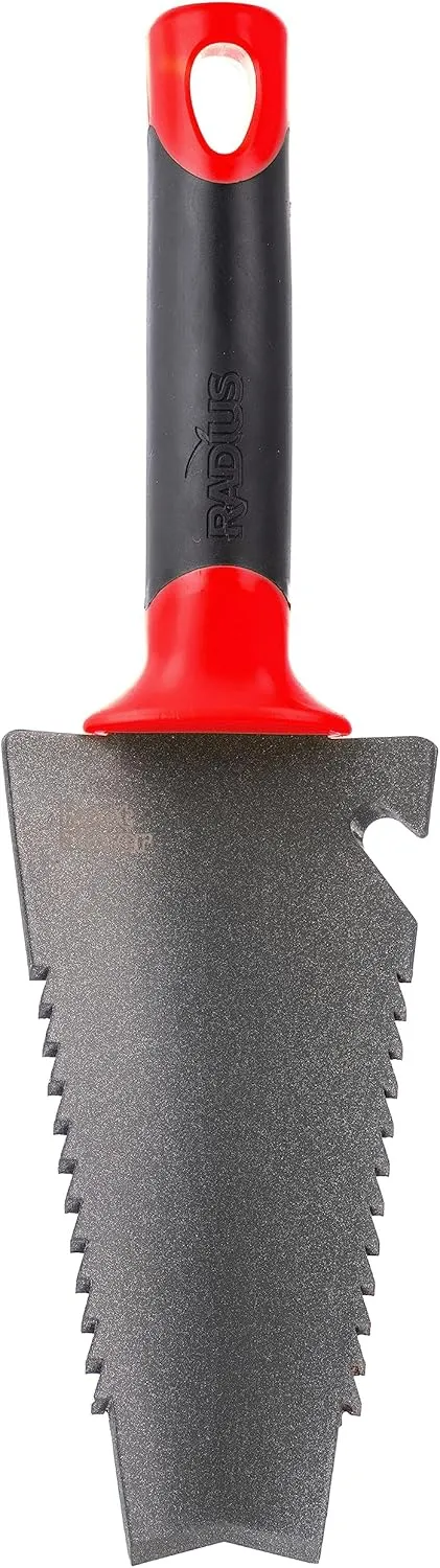 Radius Garden 17011 Root Slayer, Trowel/Holster, Original Red