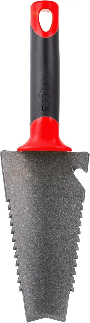 Radius Garden 17011 Root Slayer, Trowel/Holster, Original Red