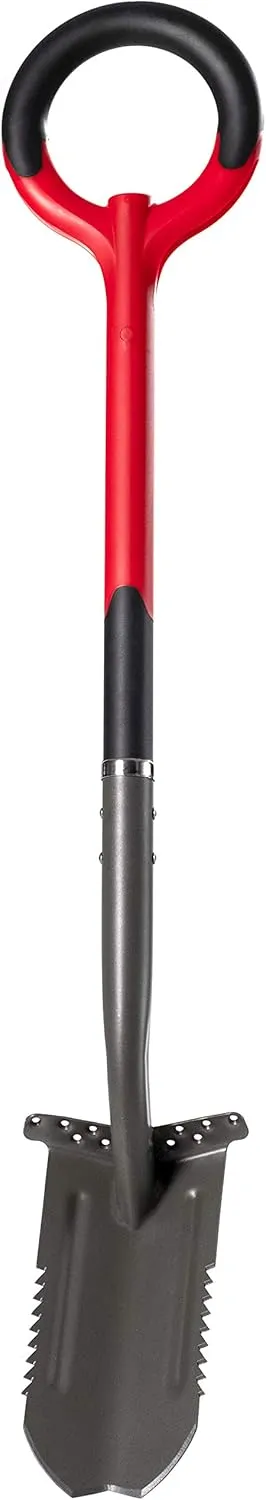 Radius Garden 23711 Root Slayer 42-Inch Carbon Steel Trench Spade, Red