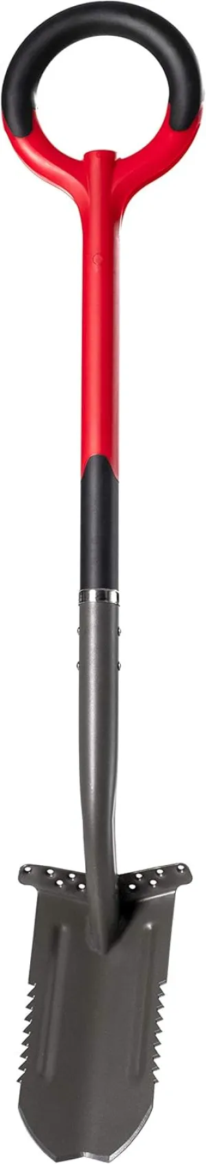 Radius Garden 23711 Root Slayer 42-Inch Carbon Steel Trench Spade, Red