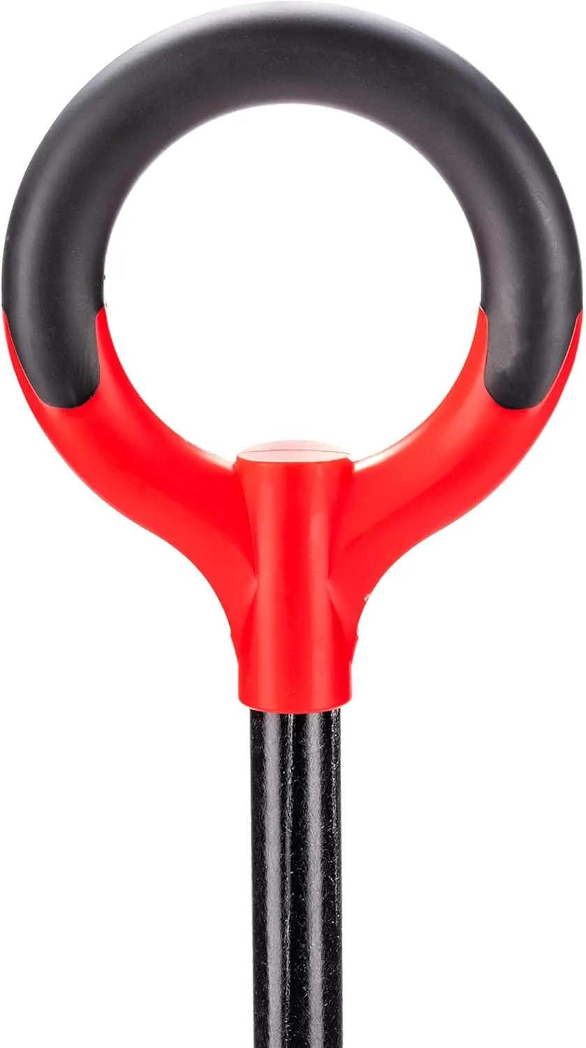 Radius Garden 25211 Pro-Lite Carbon Steel Shovel, Red