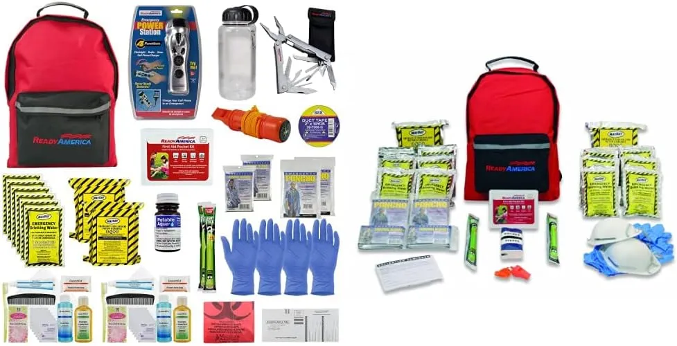 Ready America 72 Hour Deluxe Emergency Kit   Ready America 72 Hour Emergency Kit, 2-Person 3-Day Backpack