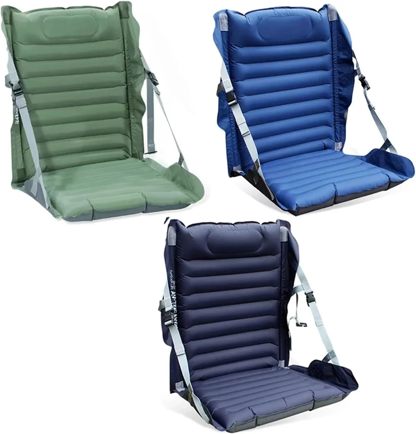 Recliner Inflatable Camping Folding Chair Multi-Angle Adjustable Portable Air Cushion High-Strength Support Outdoor Picnic Beach Portable