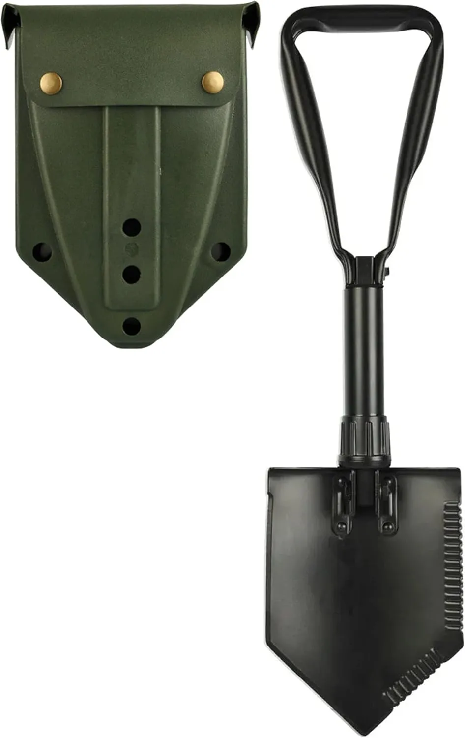 Red Rock Outdoor Gear 50-01 Military Type Tri-Fold Shovel with Case
