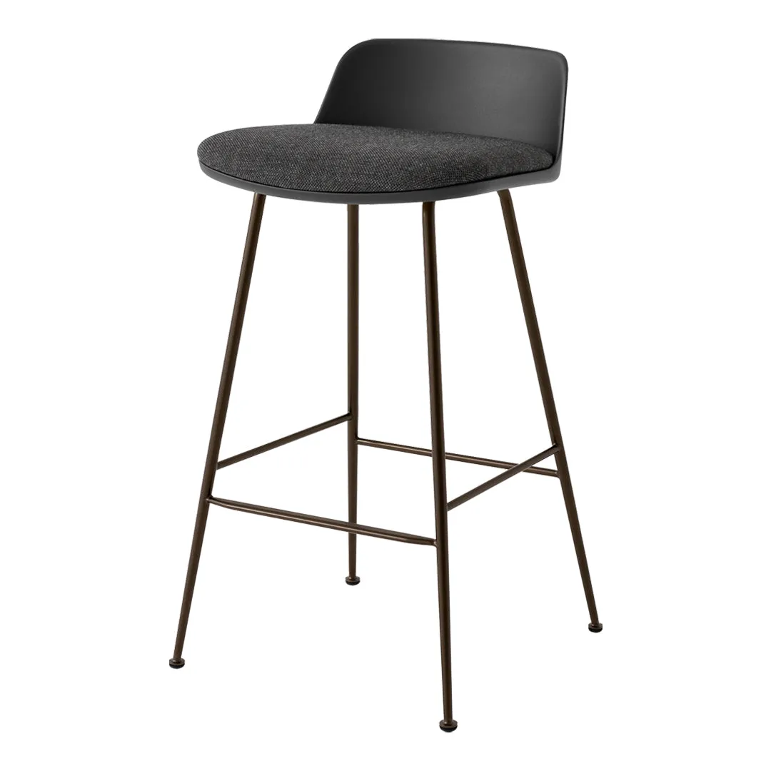 Rely HW82 Low Back Counter Stool - Seat Upholstered