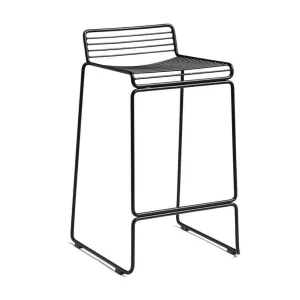 Rod Bar Stool Powder Coated Metal
