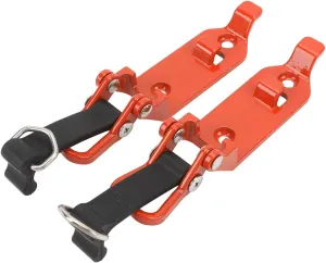 Roof Rack Shovel Clamp, Heavy Duty Roof Rack Shovel Mount Rubber Buckle, Space Saving for Truck (Orange)