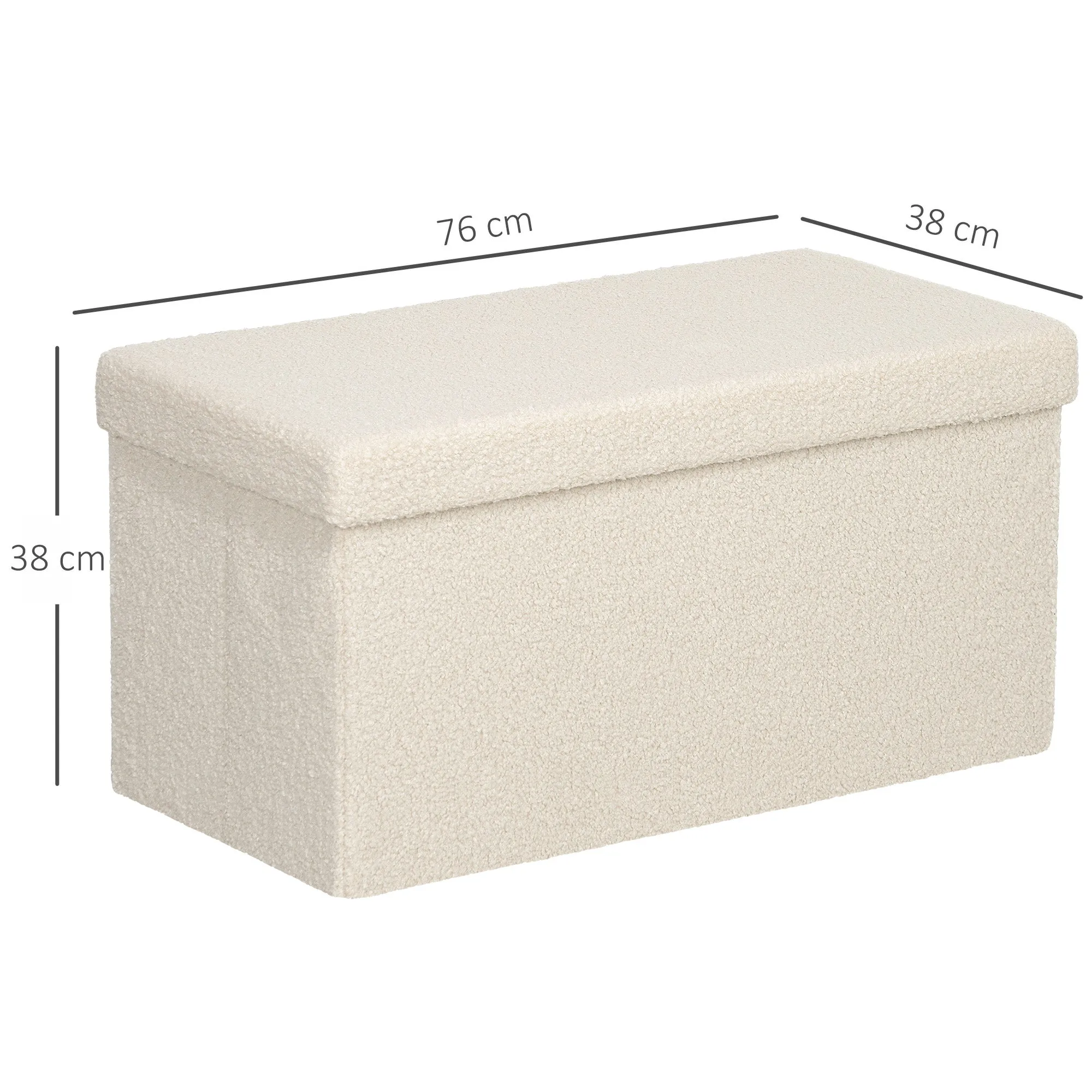Rootz Storage Stool Bench - Upholstered Chest - Footstool - 84L Hidden Storage - 76cm x 38cm x 38cm - Brown Velvet
