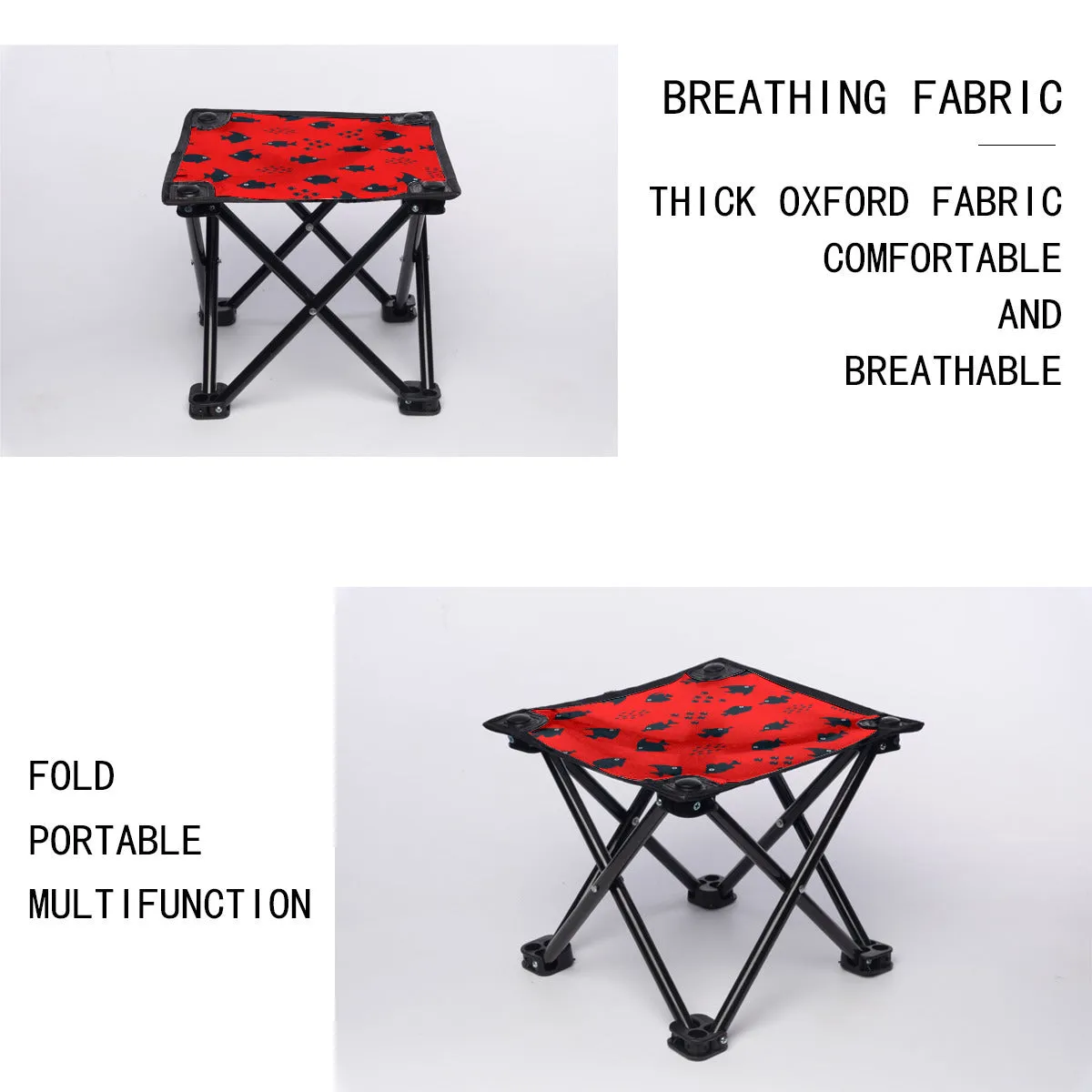Schools of Fish  - Folding Fishing Stool