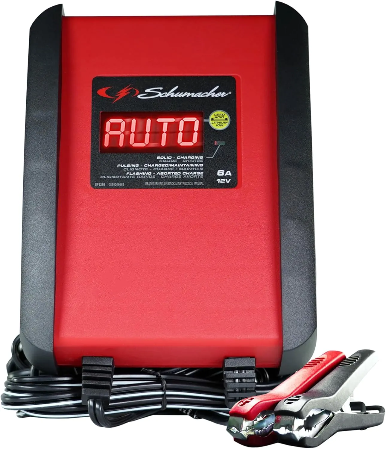 Schumacher SP1298 12V Automatic Battery Charger and 6A Maintainer
