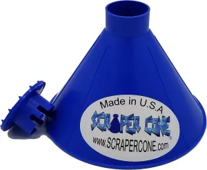 SCRAPER CONE®️ The Original Ice Scraper, Snow Removal Made in The USA Magical Frost Removal Funnel Shaped Cleaning Tool Car Windshield Deicer Magic Scrapers Instascrape round snow shovel brush
