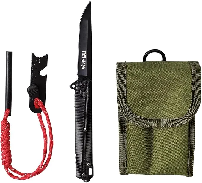 (Set of 3 Pieces Flint Emergency igniter,Camping Magnesium Rod Fire Starter,Outdoor Survival Ignition Rod