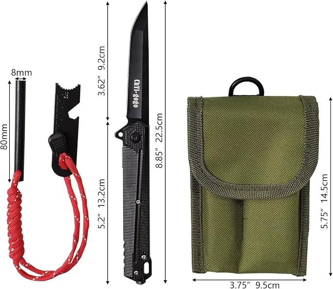 (Set of 3 Pieces Flint Emergency igniter,Camping Magnesium Rod Fire Starter,Outdoor Survival Ignition Rod