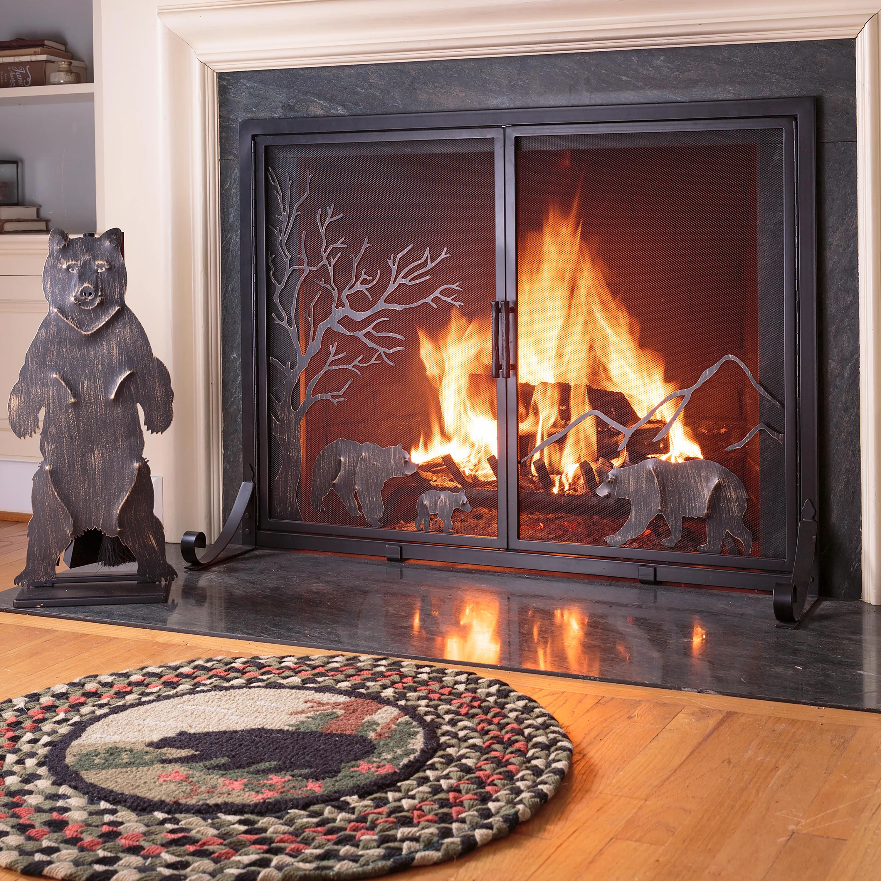 Shenandoah Mountain Bear Fireplace Tool Set