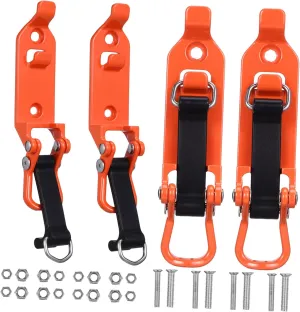 Shovel Holder Mount for Roof Rack Orange Shovel Mount Car Metal Clamp Rack