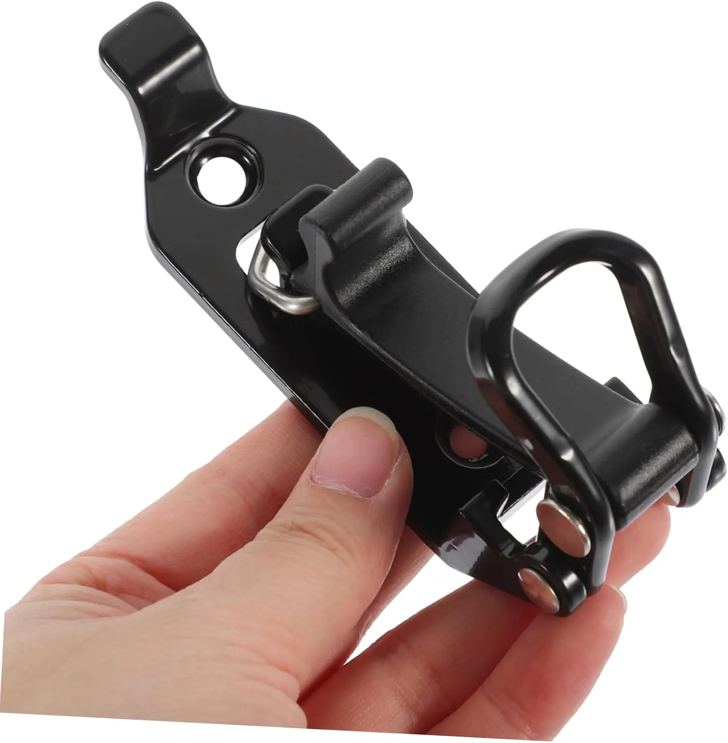 Shovel Mounts for Roof Racks Metal Clamp Shovel Holders for Cars Universal Automotive Tool Bracket Black