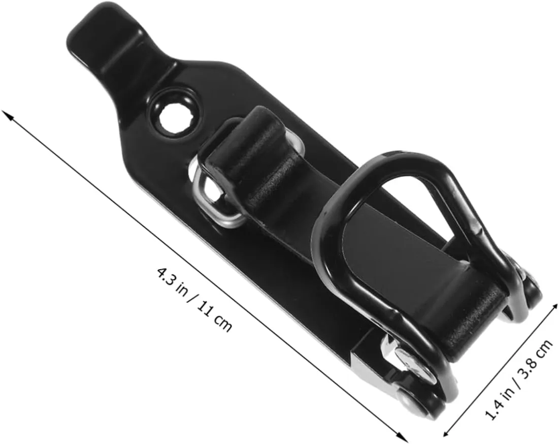 Shovel Mounts for Roof Racks Metal Clamp Shovel Holders for Cars Universal Automotive Tool Bracket Black