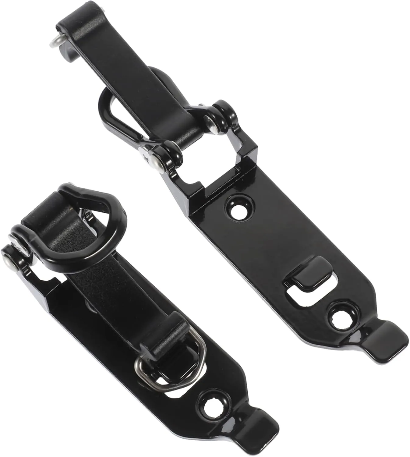 Shovel Mounts for Roof Racks Metal Clamp Shovel Holders for Cars Universal Automotive Tool Bracket Black