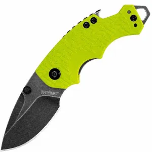 Shuffle, Lime GRN Handle, Blackwash Plain w-Clip
