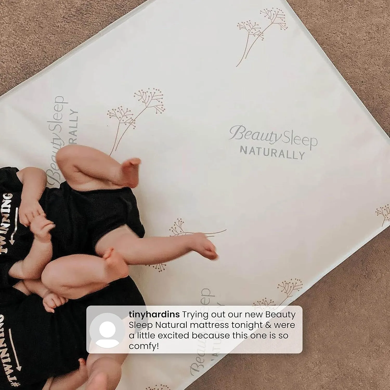 Simmons Kids SlumberTime Naturally 2-Stage Premium Plant-Based Soy Foam Baby Crib Mattress & Toddler Mattress - Waterproof - GREENGUARD Gold & CertiPUR-US Certified - Ideal Firmness - Made in USA