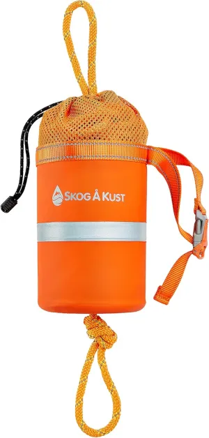 Skog Å Kust Rescue Throw Rope Bag with 50 Feet of 5/16" Floating Reflective Line and Integrated Whistle Clip