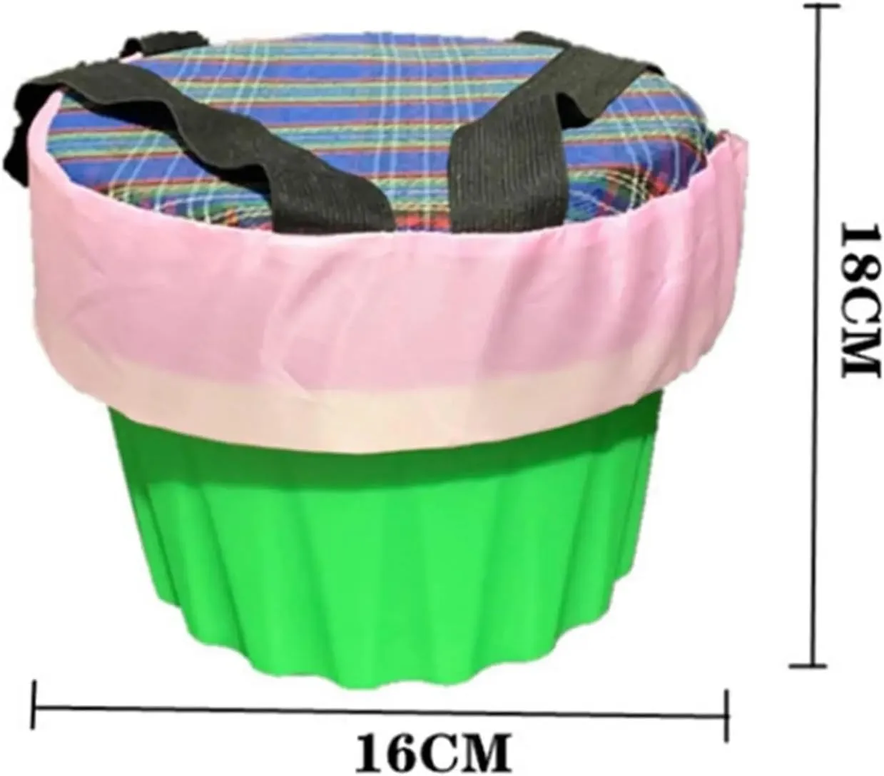 Small Garden Stool with Straps Wearable Garden Folding Camping Stool Fit for House Cleaning Gardening Camping Lawn Picking(25cm 1 Count)