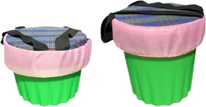 Small Garden Stool with Straps Wearable Garden Folding Camping Stool Fit for House Cleaning Gardening Camping Lawn Picking(25cm 1 Count)
