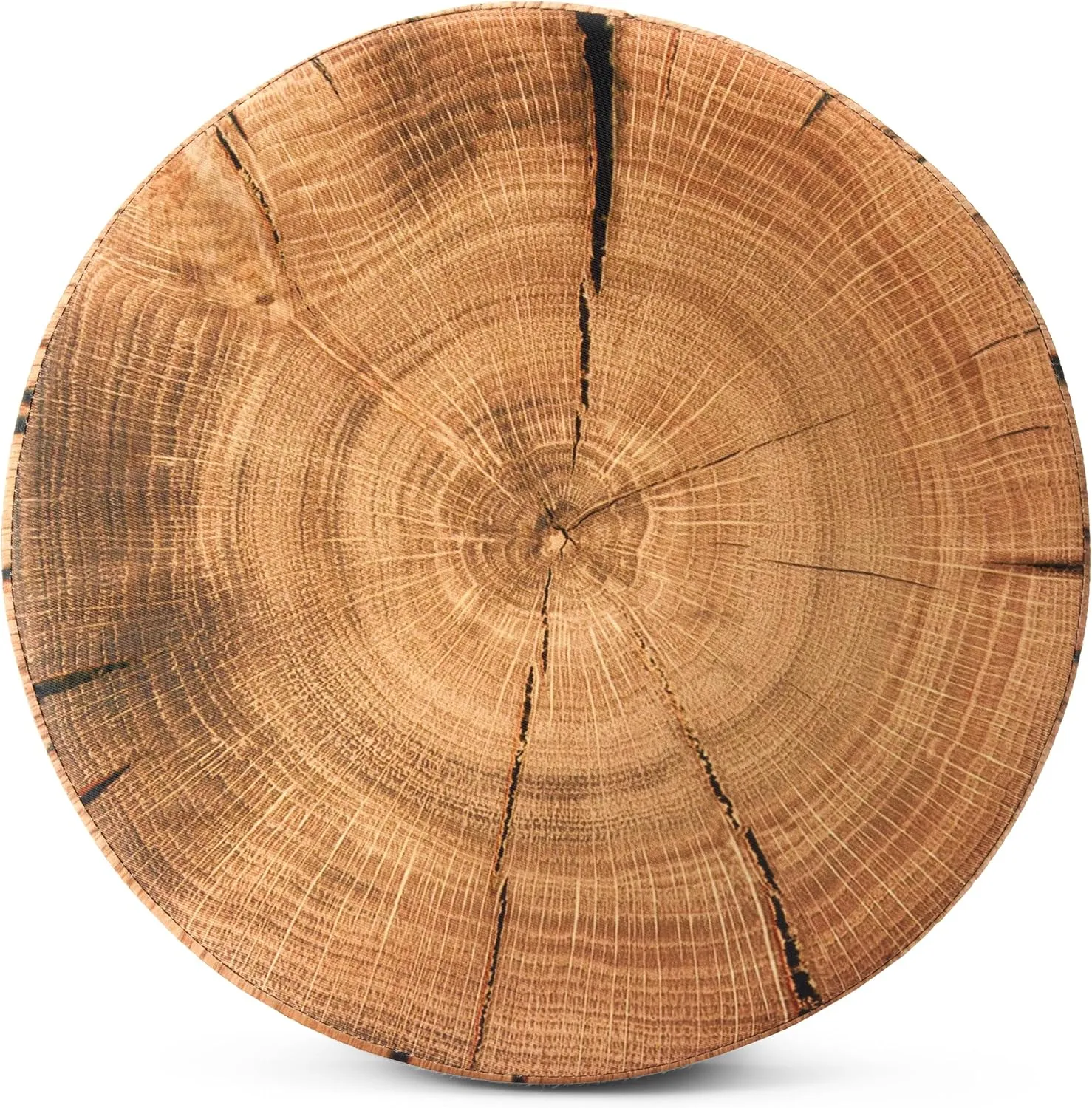 Sorbus Tree Stump Stool, Toy Storage Ottoman 15 Inch Fake tree stumps Log Stool Storage, Artificial Tree Trunk, Perfect Footstool Kids Toy Chest, Rustic Log Cabin Decor Bench, Pedestal, Side End Table
