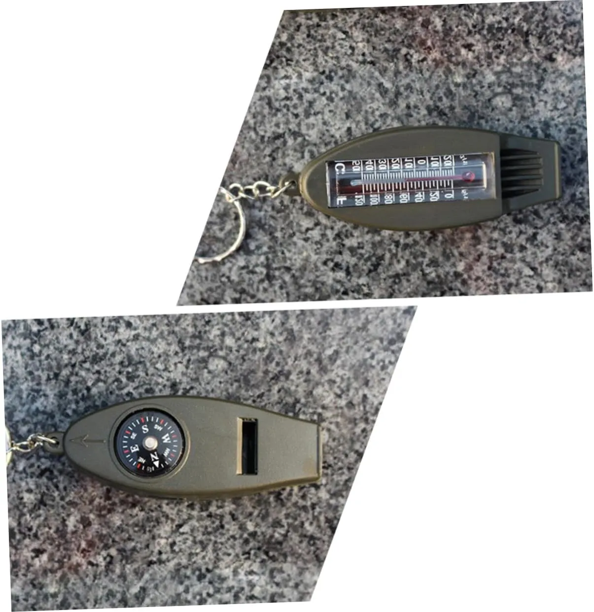 Sosoport 6 pcs Multifunctional Whistle Survival Whistle Outdoor Whistle Climbing Whistle Mini Pocket Magnifying