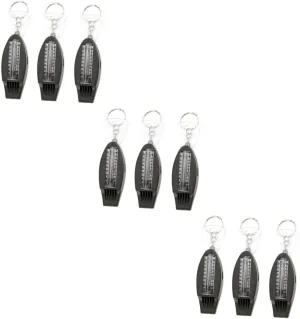 Sosoport 6 pcs Multifunctional Whistle Survival Whistle Outdoor Whistle Climbing Whistle Mini Pocket Magnifying