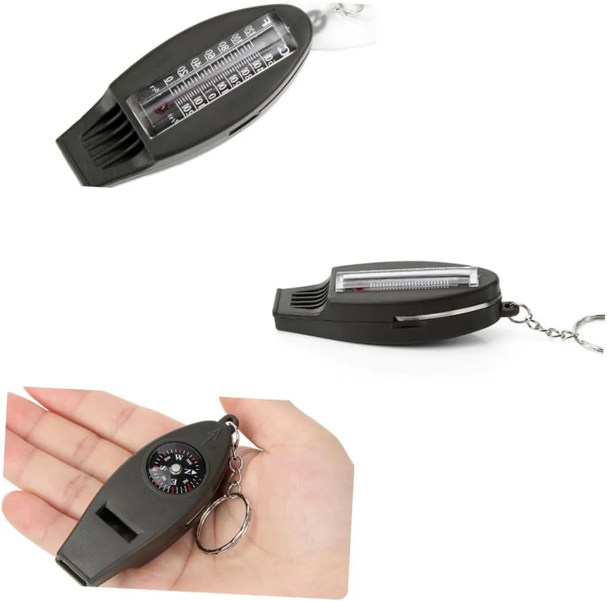Sosoport 6 pcs Multifunctional Whistle Survival Whistle Outdoor Whistle Climbing Whistle Mini Pocket Magnifying