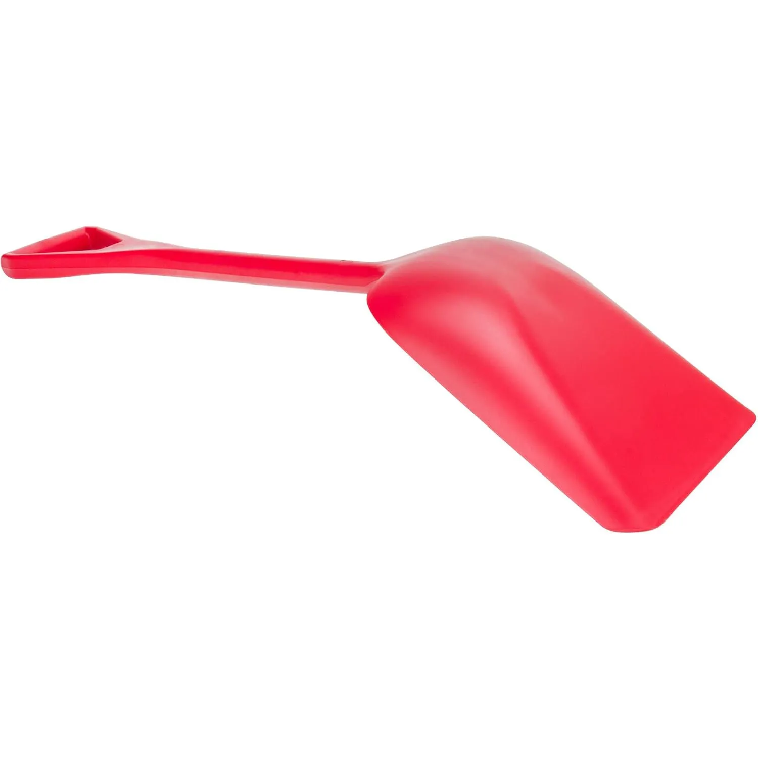 SPARTA 41076EC05 Plastic Sanitary Shovel, Food Safe Plastic Shovel For Commerical Kitchens, 11 Inches, Red
