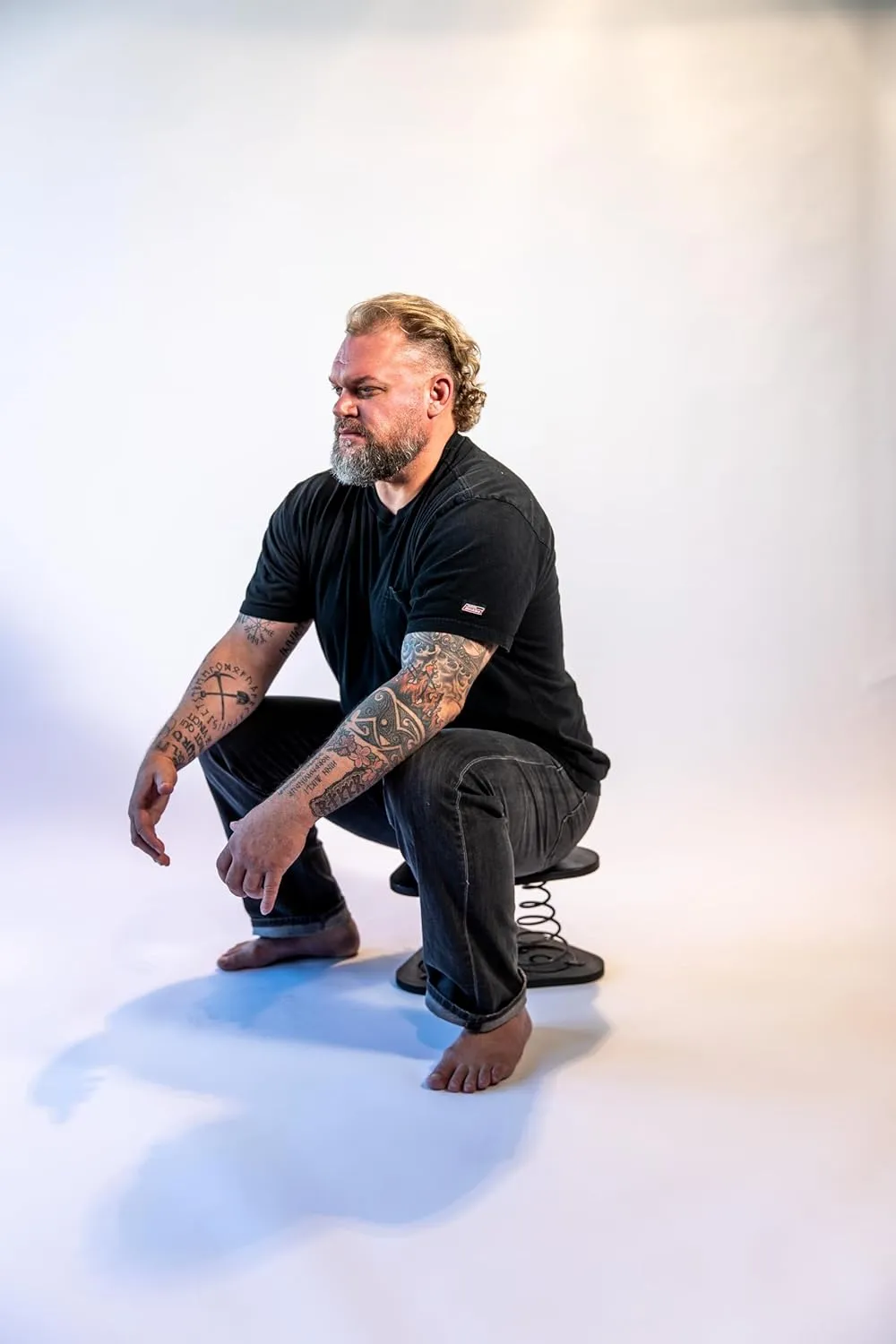 Squat Training Device for Better Posture and Core Strength (Natural)