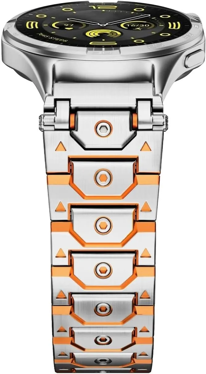 Stainless Steel Band For Huawei Watch GT 5 4 5pro 46mm Metal Wristband For Samsung Galaxy 7 6 5 4 40 44mm Replace Bracelet