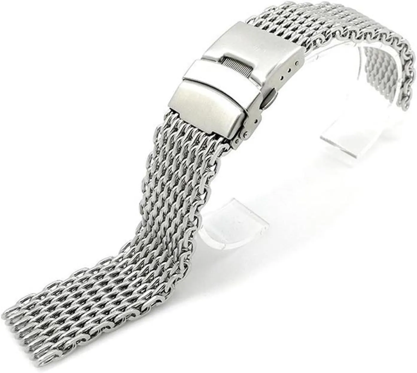 Stainless Steel Braided Watchband Mesh Strap 18 20 22 24mm Metal Quick Release Men Women Universal Band