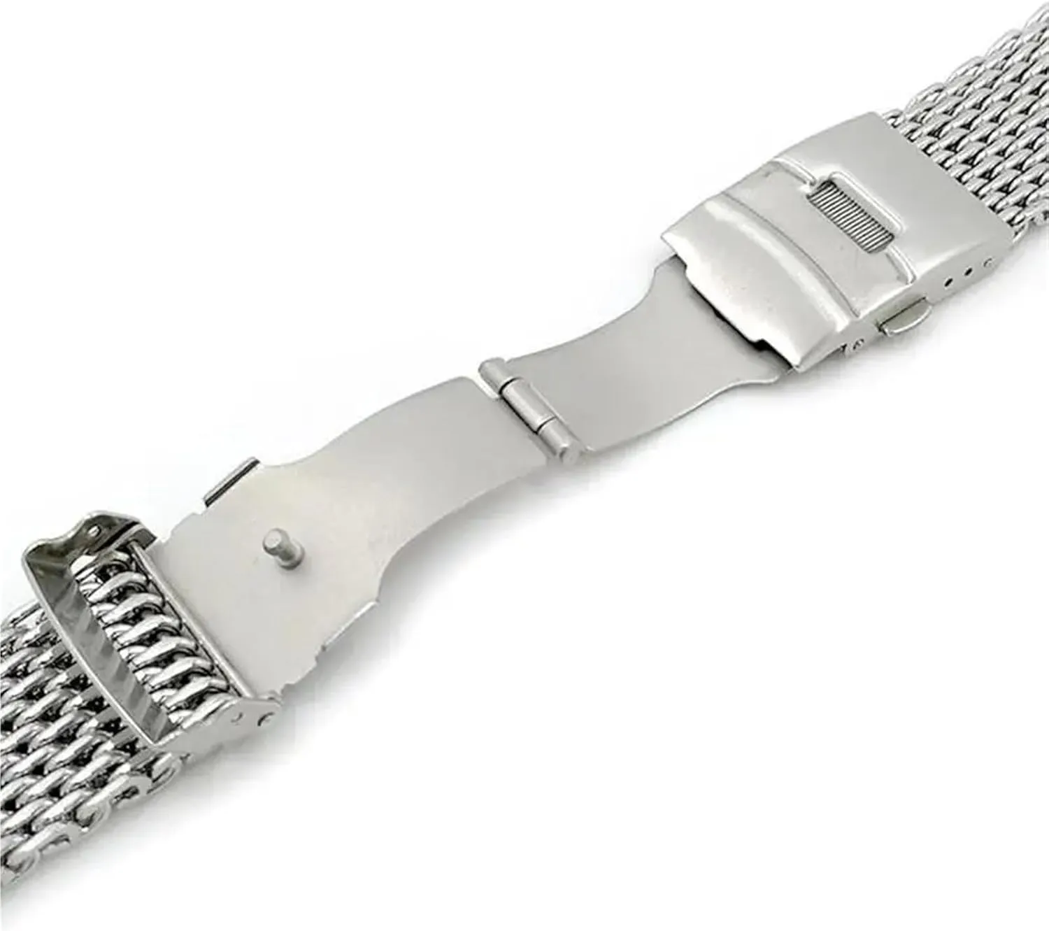 Stainless Steel Braided Watchband Mesh Strap 18 20 22 24mm Metal Quick Release Men Women Universal Band