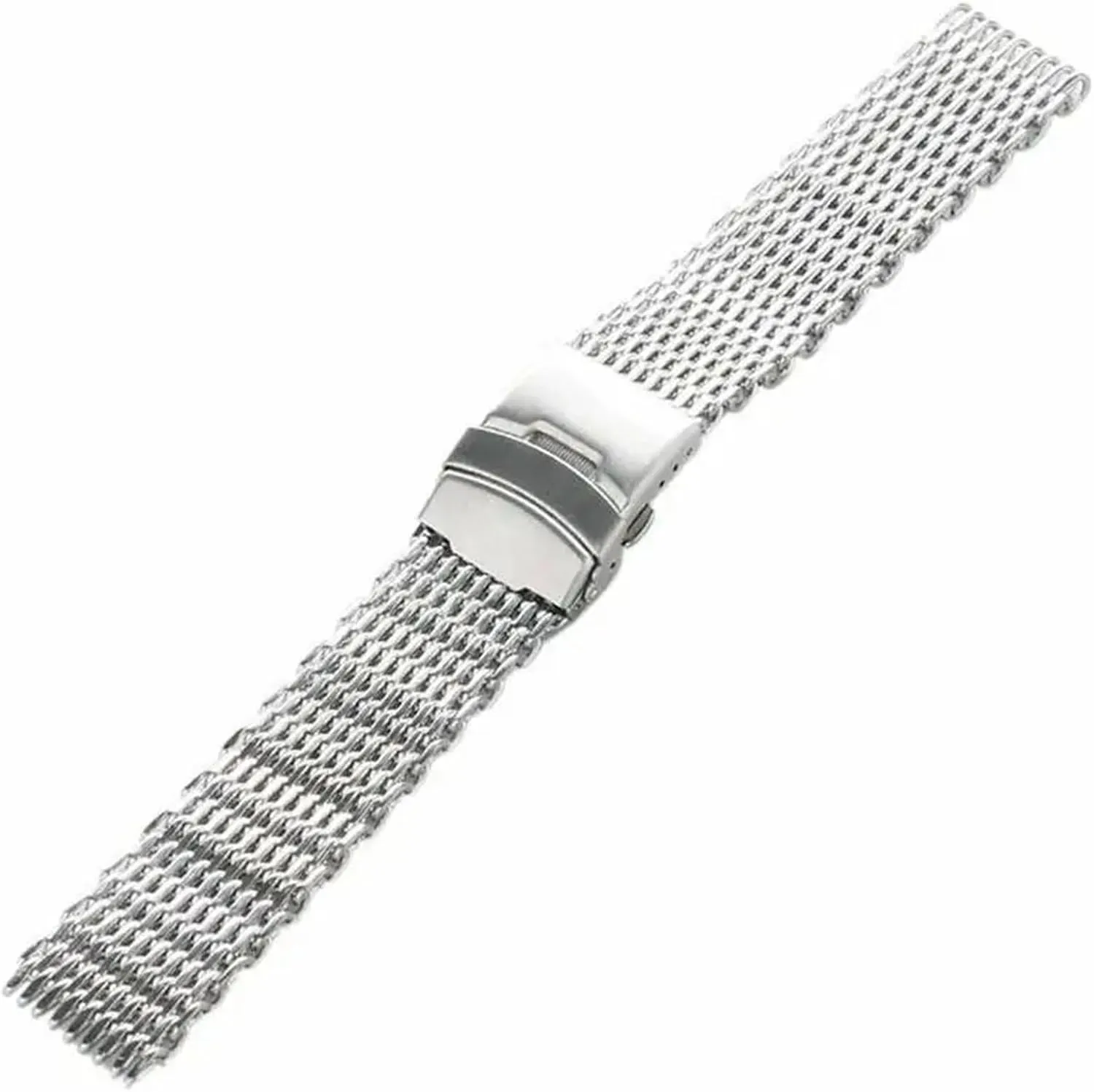 Stainless Steel Braided Watchband Mesh Strap 18 20 22 24mm Metal Quick Release Men Women Universal Band