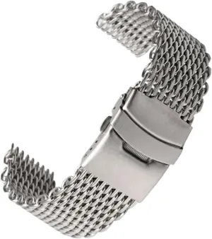 Stainless Steel Braided Watchband Mesh Strap 18 20 22 24mm Metal Quick Release Men Women Universal Band