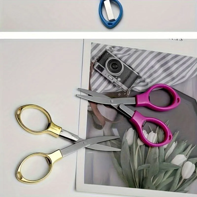 Stainless Steel Folding Scissors – Rust-Proof, Multi-Purpose Tool (1 pc.)